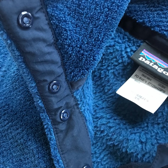 Patagonia half button pullover fleece blue xs - Picture 4 of 7